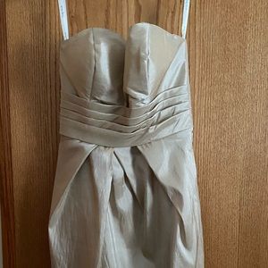 Pretty Maids Nude Colored Strapless Dress